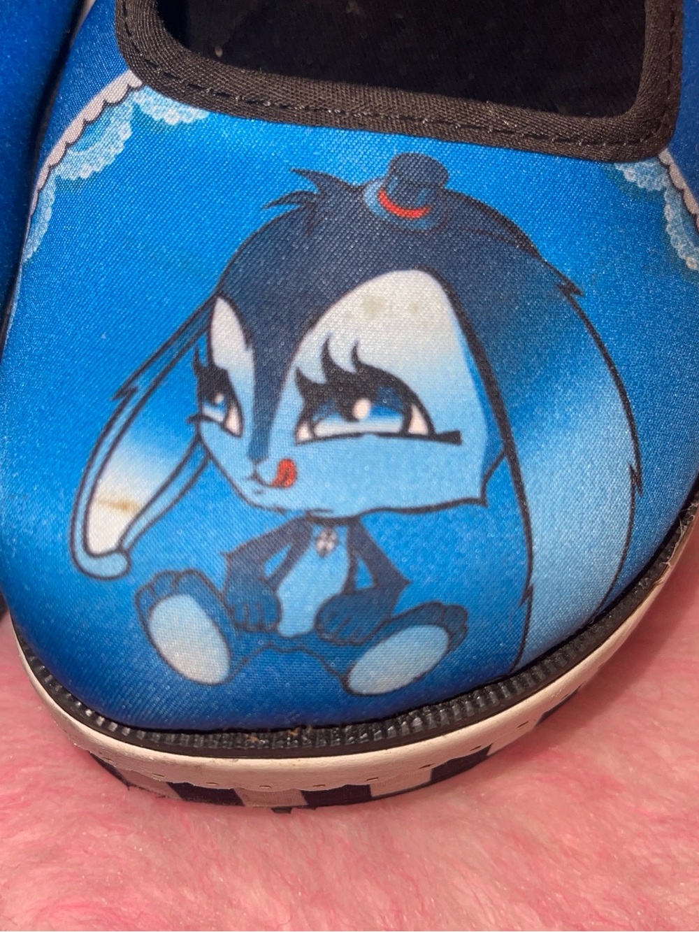 RARE Hot chocolate Design Alice In Wonderland flats Lolita Goth 8 Victorian - Picture 7 of 9